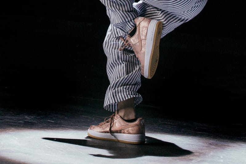 CLOT x Nike Air Force 1「Rose Gold Silk」鞋款官方發佈