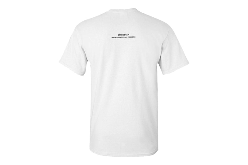 Galerie Perrotin 正式推出「膠帶香蕉」慈善 T-Shirt