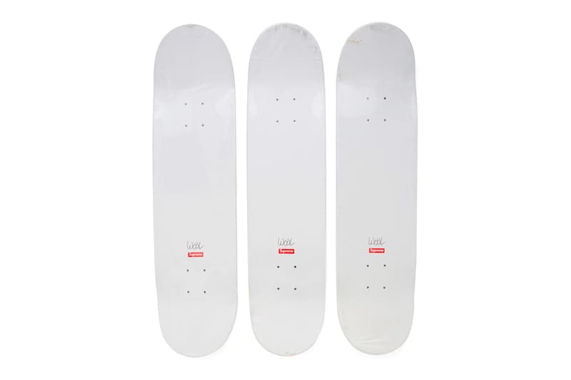 Supreme 極罕藝術家聯乘滑板板身系列突襲販售中