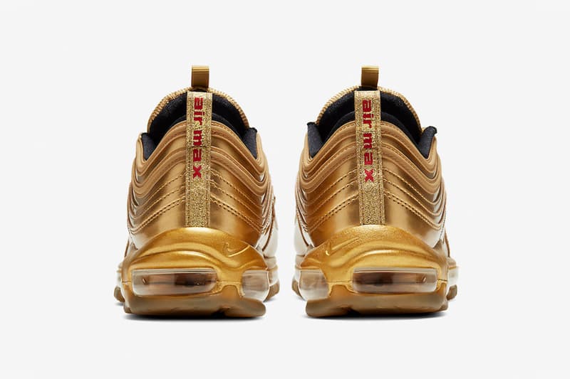 Nike Air Max 97 最新奧運主題配色「Gold Metal」發佈