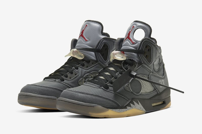 Off-White™ x Air Jordan 5 全新聯乘鞋款官方圖輯、發售日期正式公開