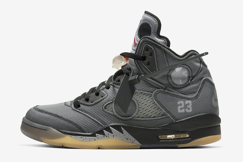 Off-White™ x Air Jordan 5 全新聯乘鞋款官方圖輯、發售日期正式公開