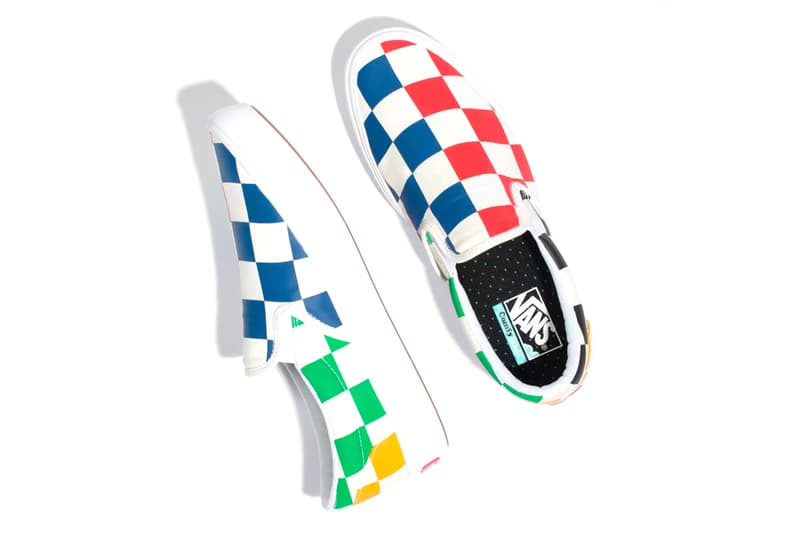 更寬更大 - Vans 推出全新「改良式」多彩棋盤格 Slip-Ons