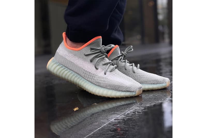 YEEZY BOOST 350 V2 最新配色「Desert Sage」上腳圖輯