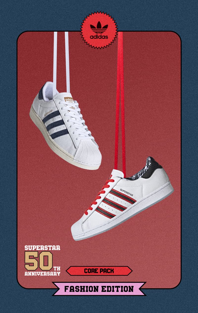 adidas Originals 发布 Superstar 50 周年特别鞋款