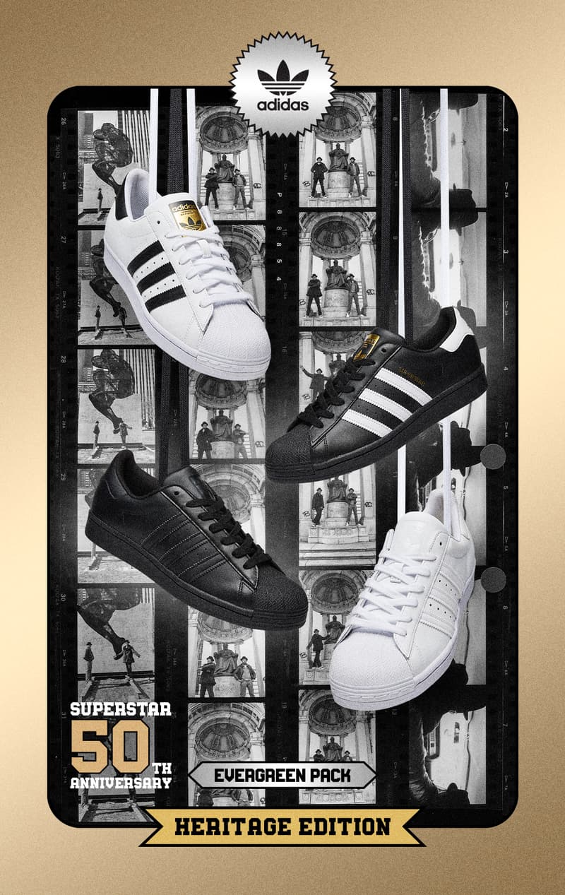adidas Originals 发布 Superstar 50 周年特别鞋款