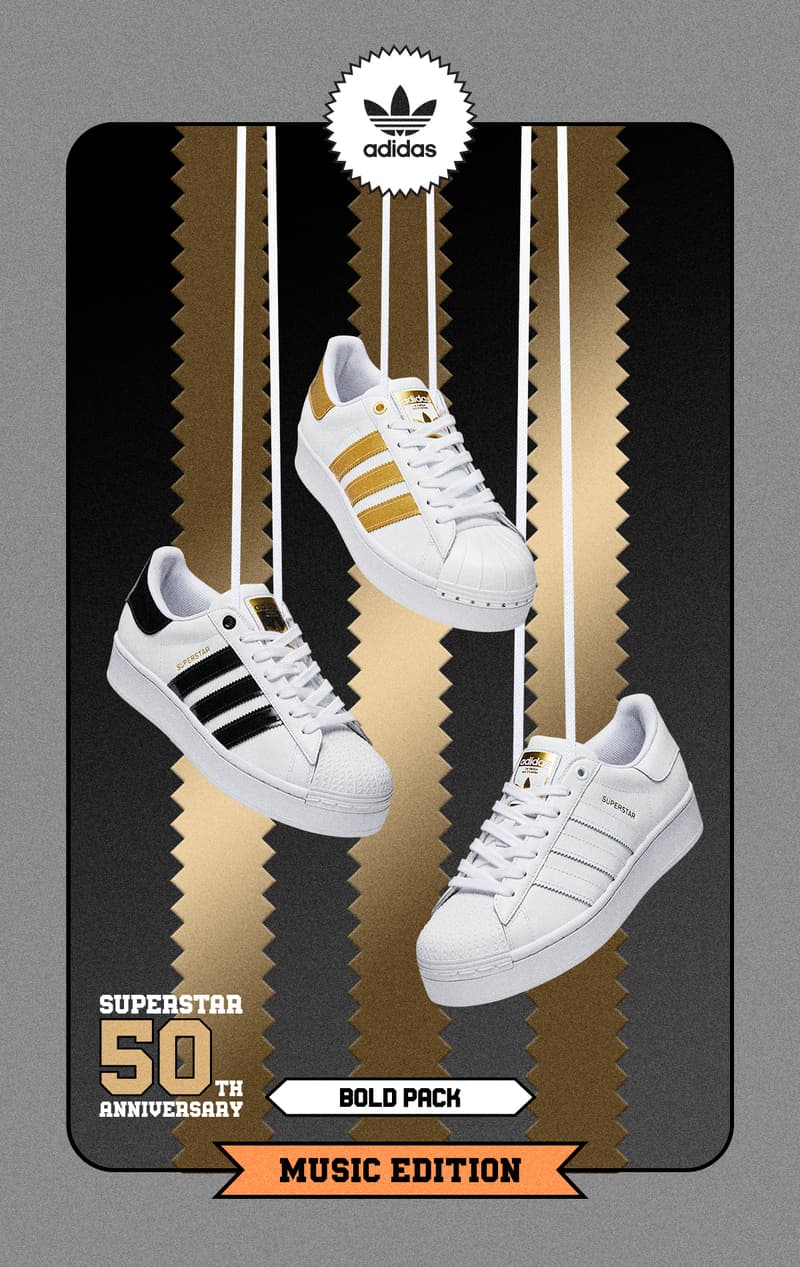 adidas Originals 发布 Superstar 50 周年特别鞋款