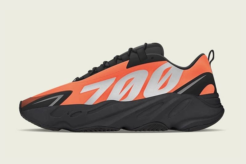 adidas YEEZY 鞋款 700 MNVN 最新配色「Orange」發售情報公開