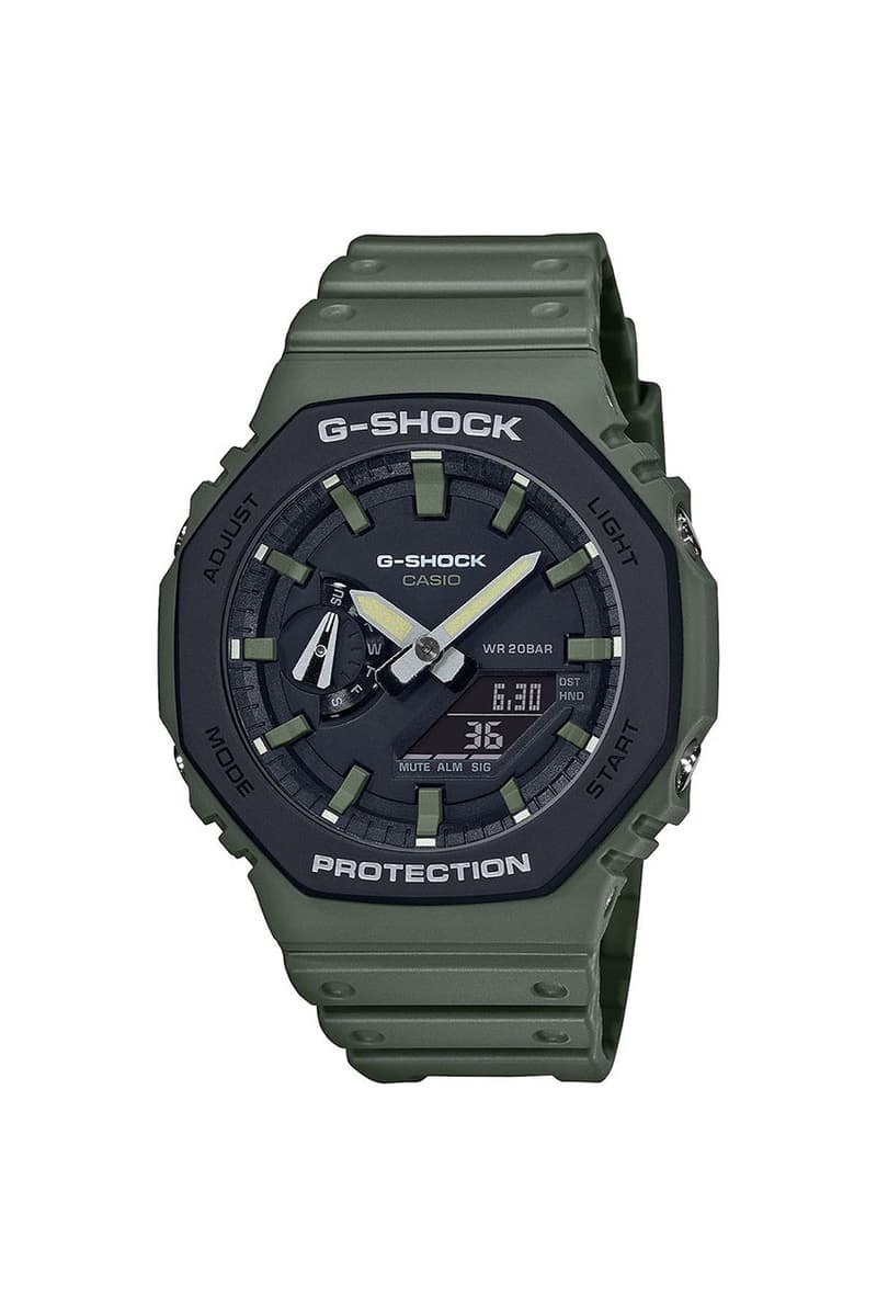 G-SHOCK 推出 DW-5600 和 GA-2000 全新配色「Utility」別注腕錶