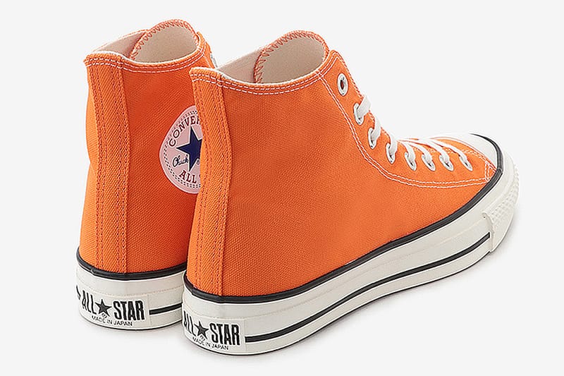 Converse 日本製 All Star 帶來全新鮮橙配色