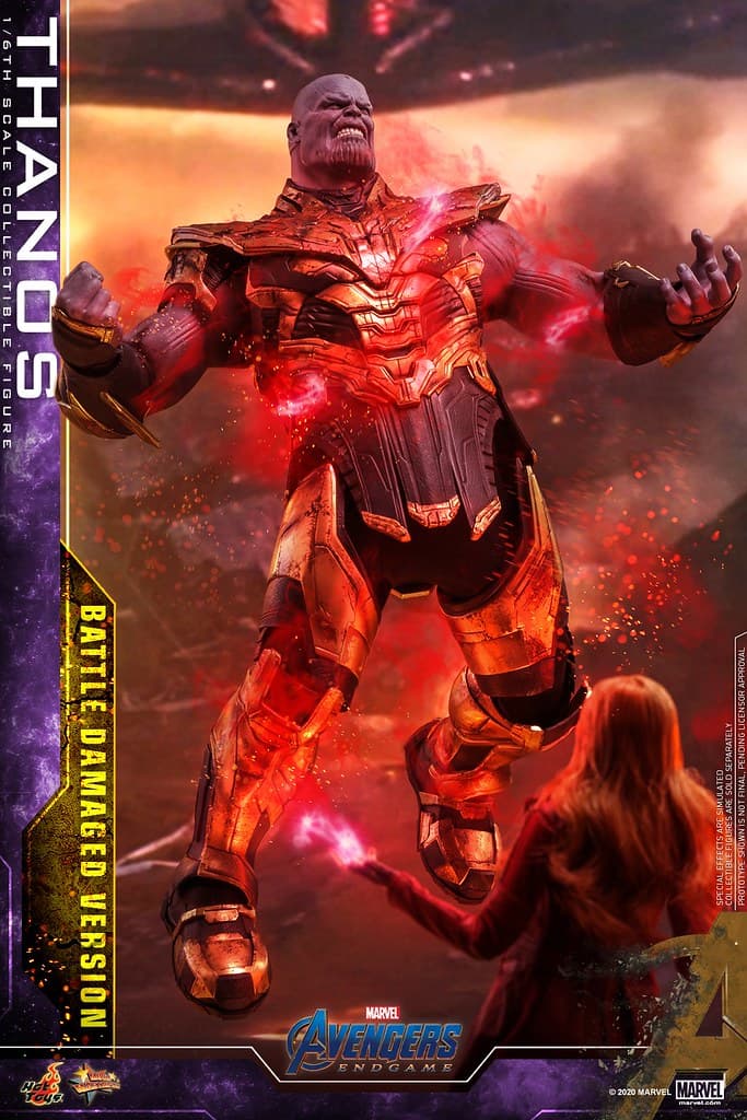 窮兇極惡！Hot Toys 推出全新 1:6 比例《Avengers：Endgame》Thanos 戰損版珍藏人偶
