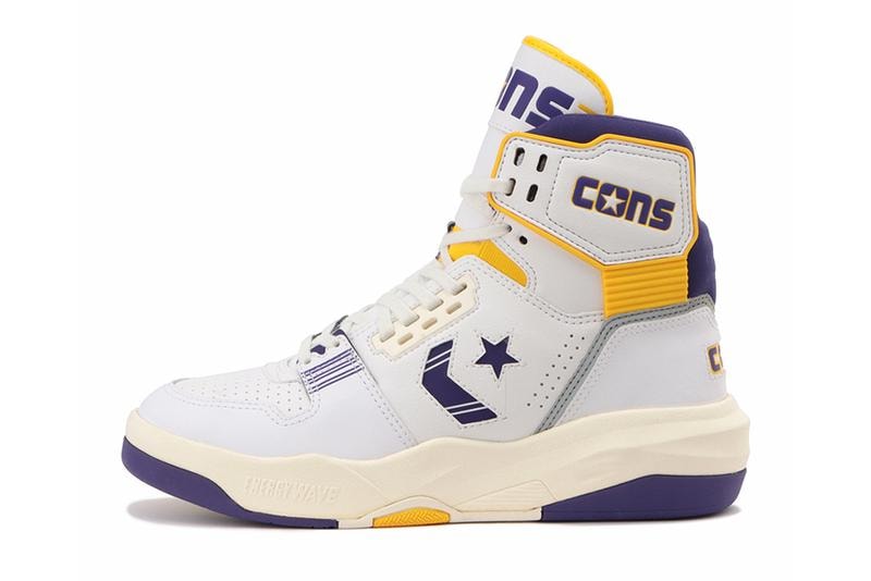 Converse 八十年代籃球經典 ERX-400 EW Hi 推出「Lakers」配色