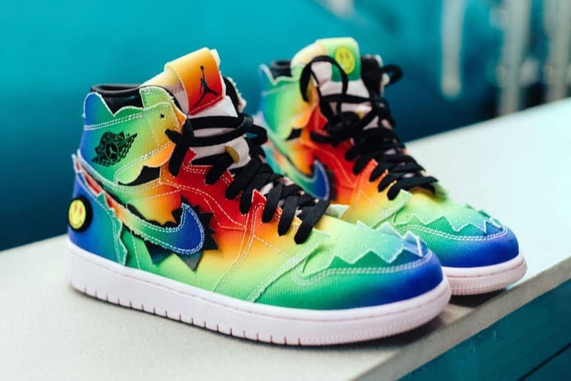 大熱歌手 J Balvin 搶先曝光全新 Air Jordan 1 聯乘鞋款