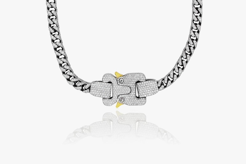 Drake 贈予 1017 ALYX 9SM 鑽石定製版本 Rollercoaster Buckle 項鍊