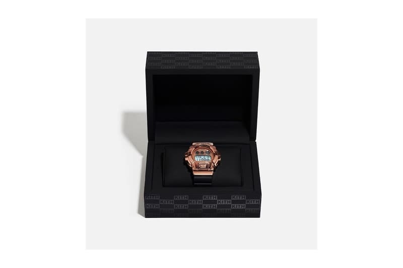 25 周年致賀－KITH x G-SHOCK 釋出 GM-6900 玫瑰金鋼腕錶聯乘作