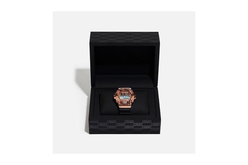 25 周年致賀－KITH x G-SHOCK 釋出 GM-6900 玫瑰金鋼腕錶聯乘作