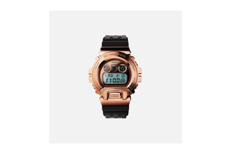 25 周年致賀－KITH x G-SHOCK 釋出 GM-6900 玫瑰金鋼腕錶聯乘作