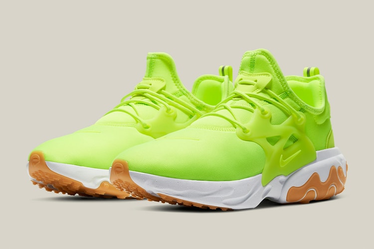 Nike React Presto 推出全新配色「Volt」