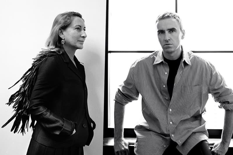 Prada 正式宣佈 Raf Simons 加入擔任聯合創意總監