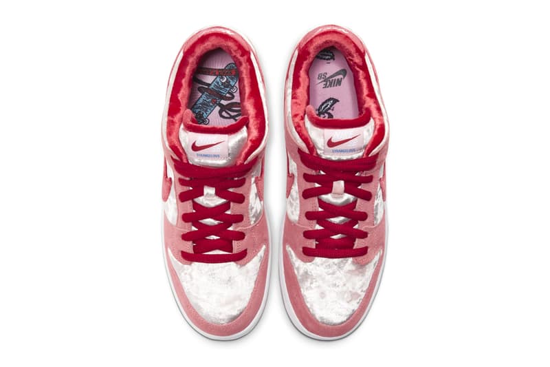 情人節獻禮－StrangeLove Skateboards x Nike SB Dunk Low 鞋款官方圖片