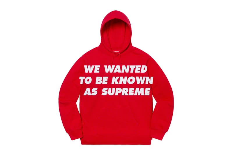 Supreme 正式發佈 2020 春夏衛衣系列