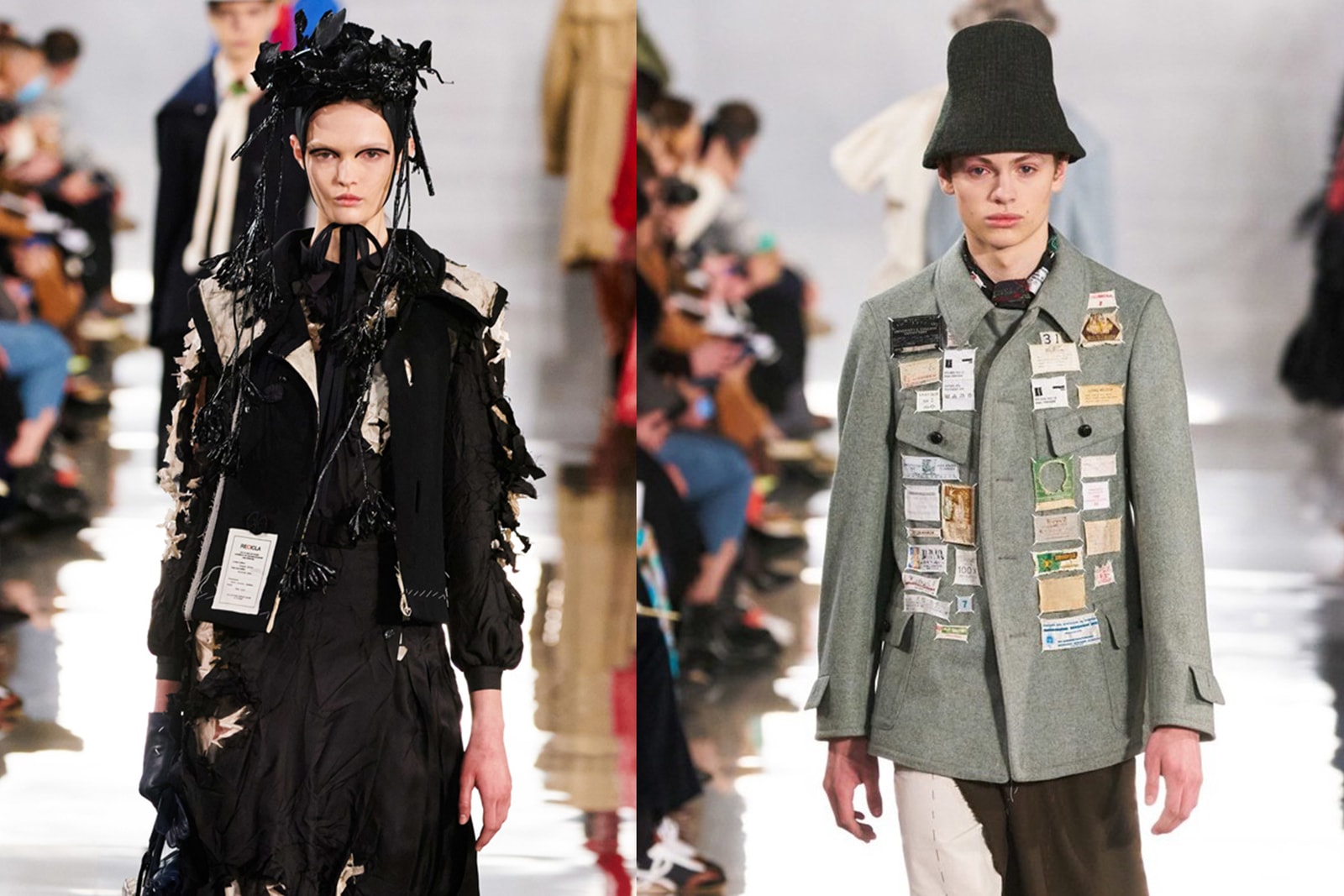 将古着回收重用,Maison Margiela 2020 秋冬是否一次重写服装社会意义的实验?