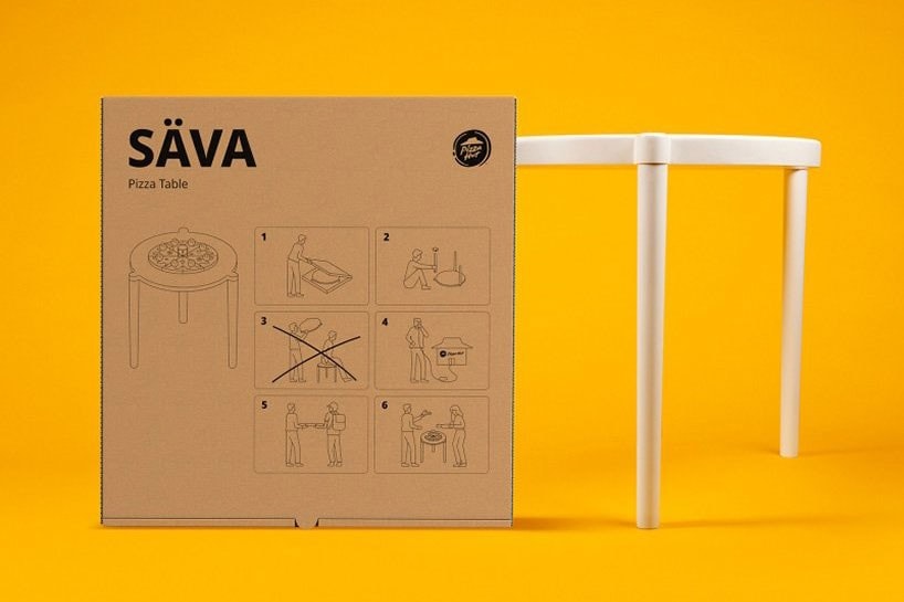 除了 Pizza Hut x IKEA 的幽默聯名外，還有哪些關於「披薩盒」的有趣設計？