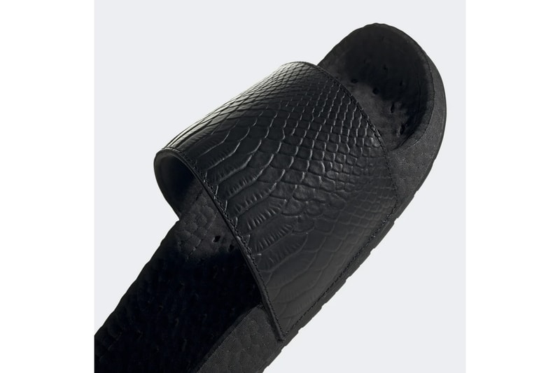 adidas 為經典 adilette 拖鞋推出馬毛及蛇皮別注款式