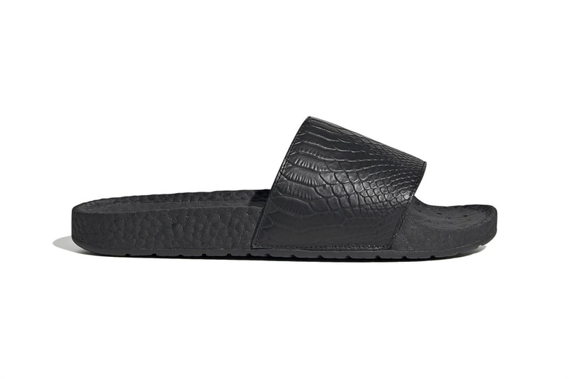 adidas 為經典 adilette 拖鞋推出馬毛及蛇皮別注款式