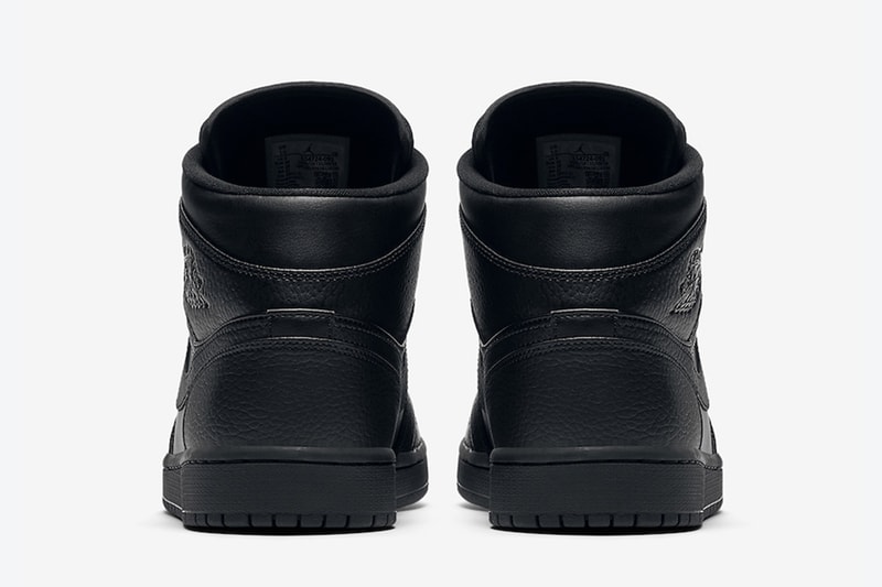 Air Jordan 1 Low、Mid 人氣「Triple Black」配色即將上架