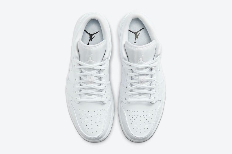 Air Jordan 1 Low「Triple White」配色即將於今夏正式發佈