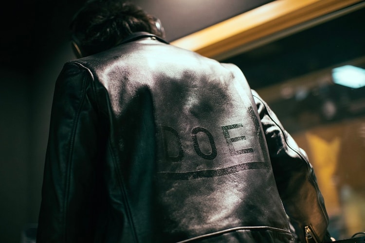 DOE x Schott NYC 全新联名「BEHIND THE SCENES」皮革机车夹克