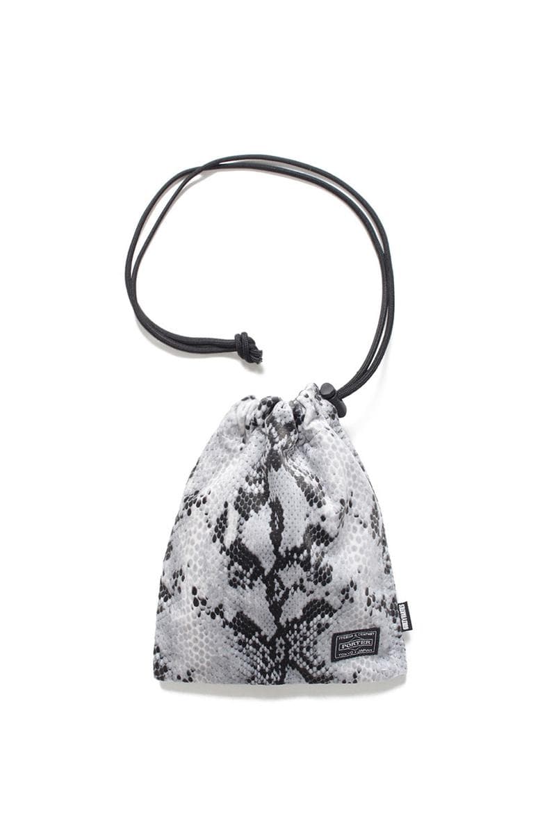 WACKO MARIA x PORTER 推出聯名版索繩小袋子