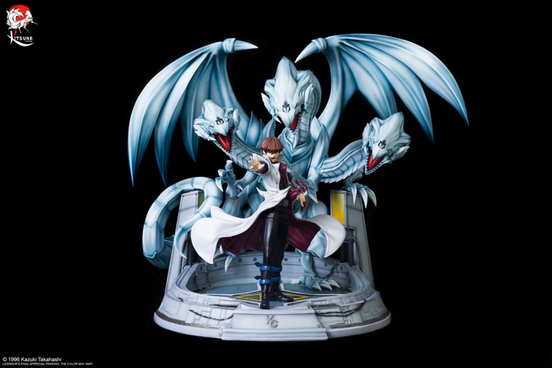 最強龍族！《遊戲王》海馬瀨人 & 青眼究極龍 1：7 比例雕像正式開放預購