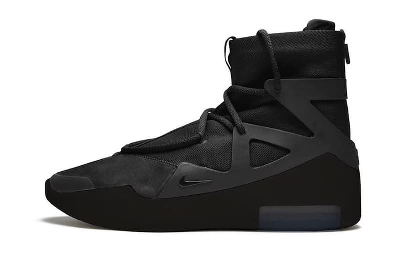率先預覽 Nike Air Fear of God 1 全新配色「Triple Black」
