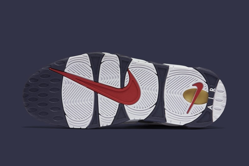 Nike Air More Uptempo「Olympic」經典配色再販