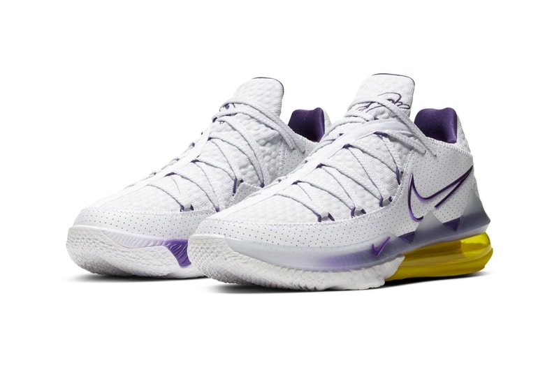 紫金王朝 - Nike LeBron 17 Low 全新配色「Lakers Home」正式發佈