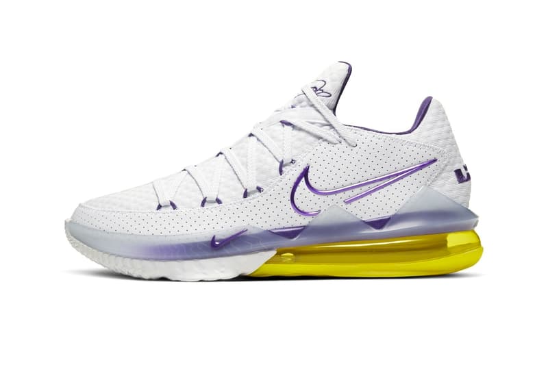 紫金王朝 - Nike LeBron 17 Low 全新配色「Lakers Home」正式發佈