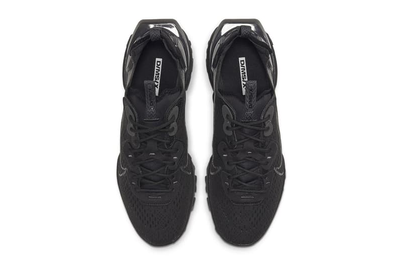 Nike React Vision 全新配色「Triple Black」正式發佈