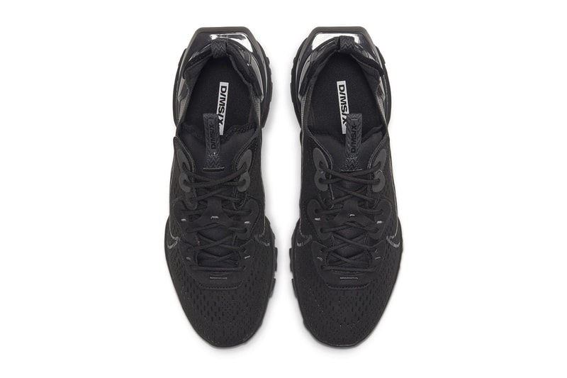 Nike React Vision 全新配色「Triple Black」正式發佈