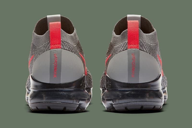 Nike VaporMax Flyknit 3 最新 Olive & Crimson 配色發佈