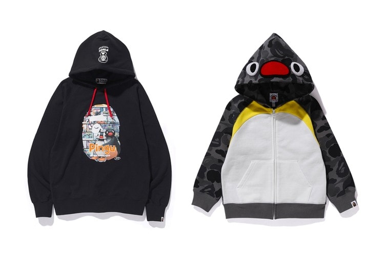 A BATHING APE® 攜手經典卡通《Pingu 企鵝家族》推出全新聯乘系列