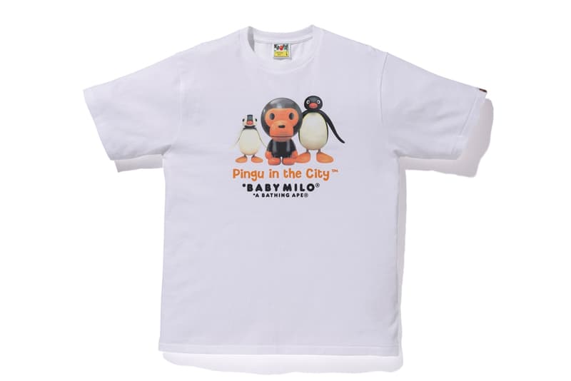 A BATHING APE® 攜手經典卡通《Pingu 企鵝家族》推出全新聯乘系列