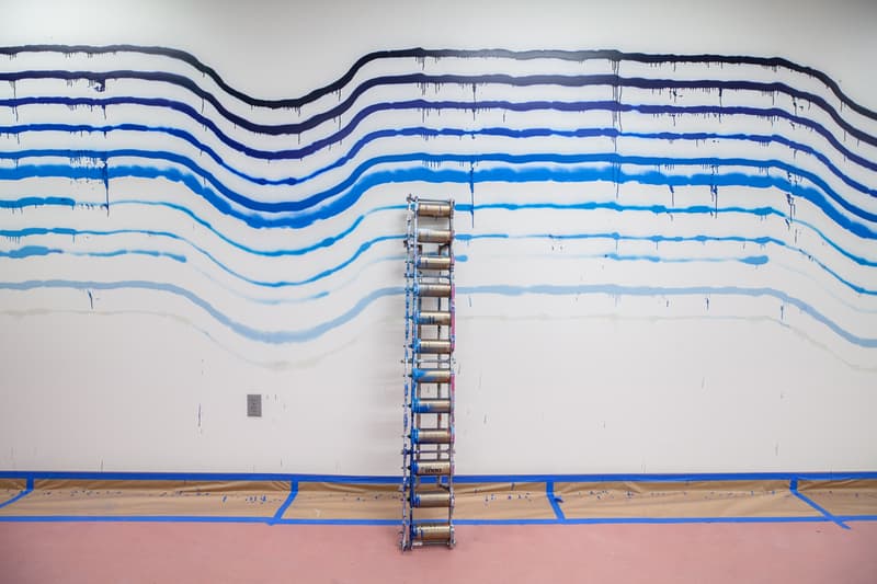 近賞 REVOK 於 Nike 全球總部繪製之別注壁畫