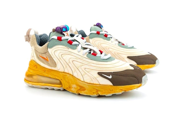 Travis Scott x Nike Air Max 270 React 全新聯乘鞋款發售日期公開