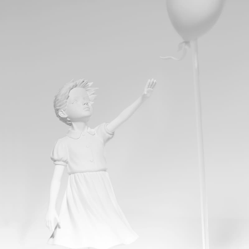 ZIGGER 联手 BRANDALISED 合作打造《Balloon Girl》藏品手办