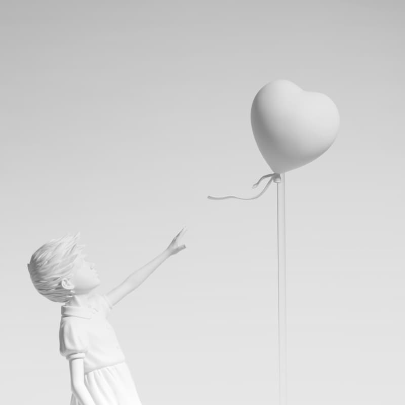 ZIGGER 联手 BRANDALISED 合作打造《Balloon Girl》藏品手办