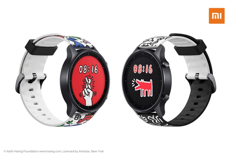 小米手表 Color 携手 Keith Haring 发布联乘定制款礼盒