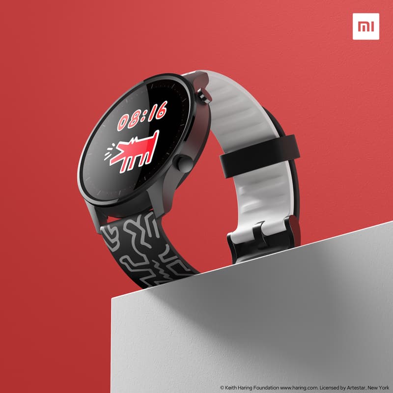 小米手表 Color 携手 Keith Haring 发布联乘定制款礼盒