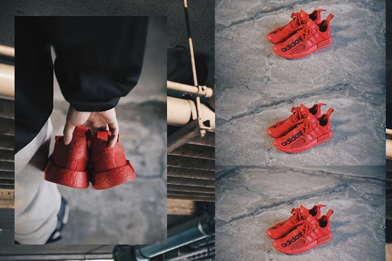 atmos x adidas 聯手合作打造全新 NMD R1「Triple Red」配色鞋款